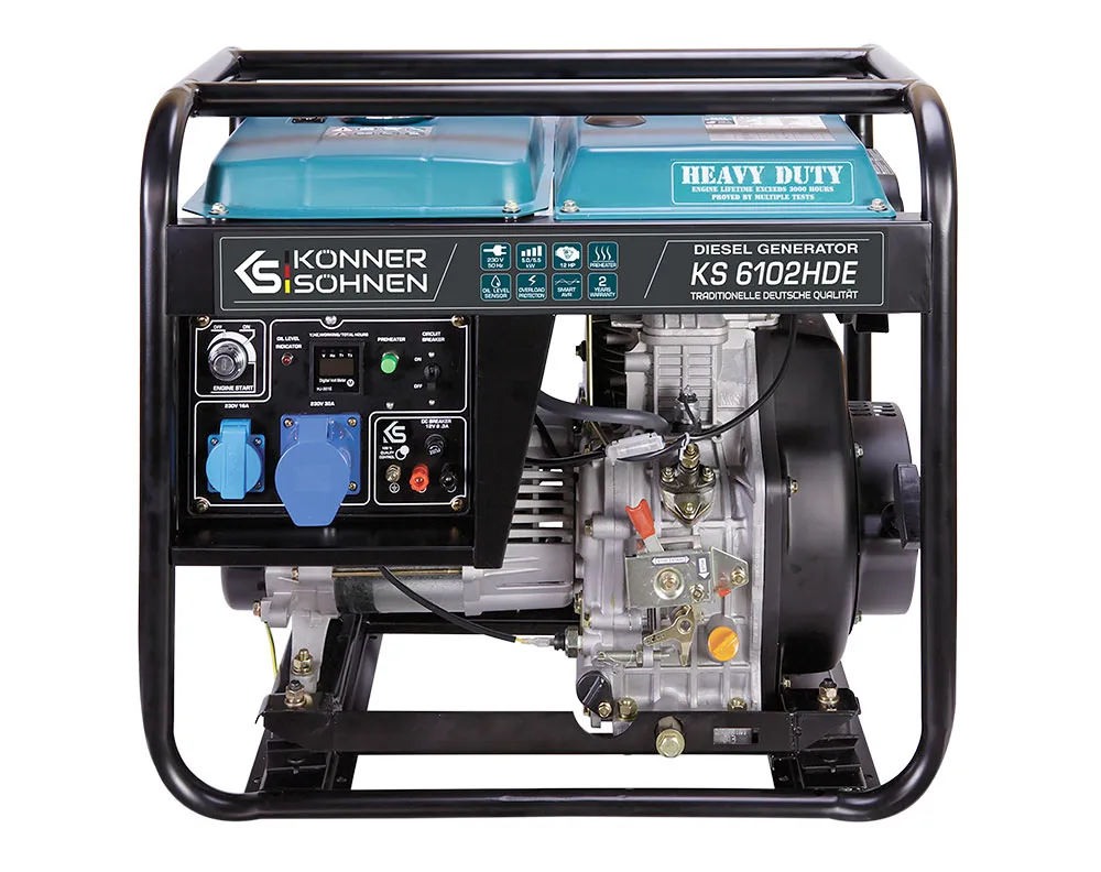 Dizel generator KS6102HDE radna snaga 5.5kW 230V K&S