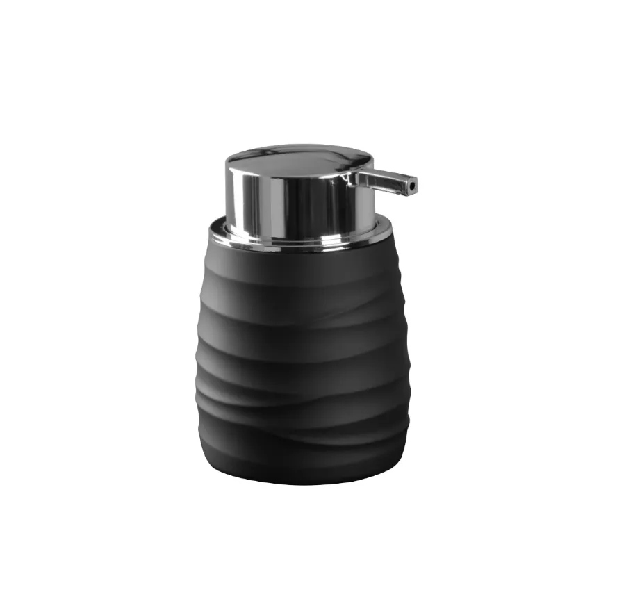 Dozer za tečni sapun Orely 8x12cm crni/hrom Ridder