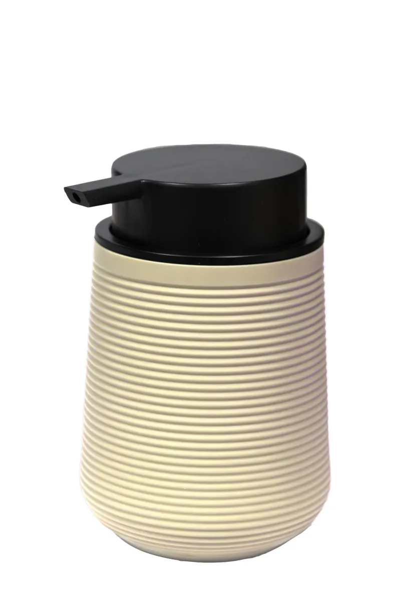 Dozer za tečni sapun Sveja fi 9x13cm bež/crni Ridder