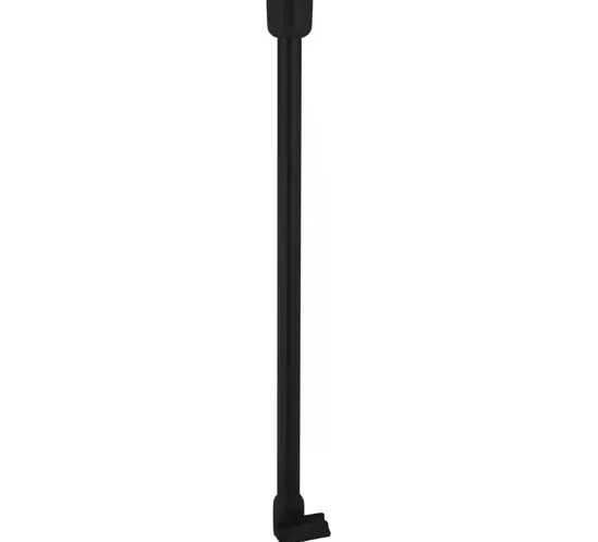 Držač šipke za zavesu 55cm fi 25cm sa nosačima crni Ridder