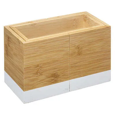 Držač kuhinskog pribora Modern 18x10x12cm bambus/beli 5five