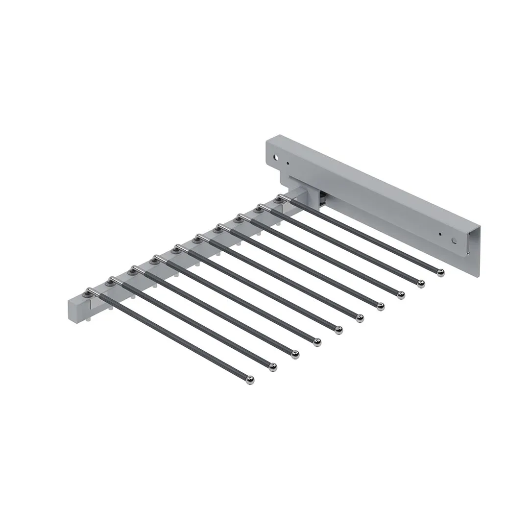 Držač pantalona klizni za ormar 500x420x90mm hrom Starax
