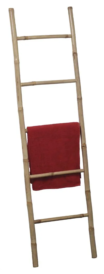 Držač za peškire sa 5 šipki bambus Tendance