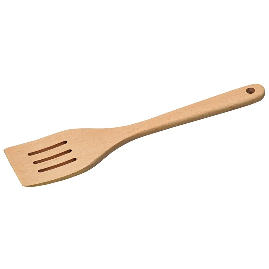 Drvena kuhinjska lopatica četvrtasta sa prorez. Toskana 30cm Kesper
