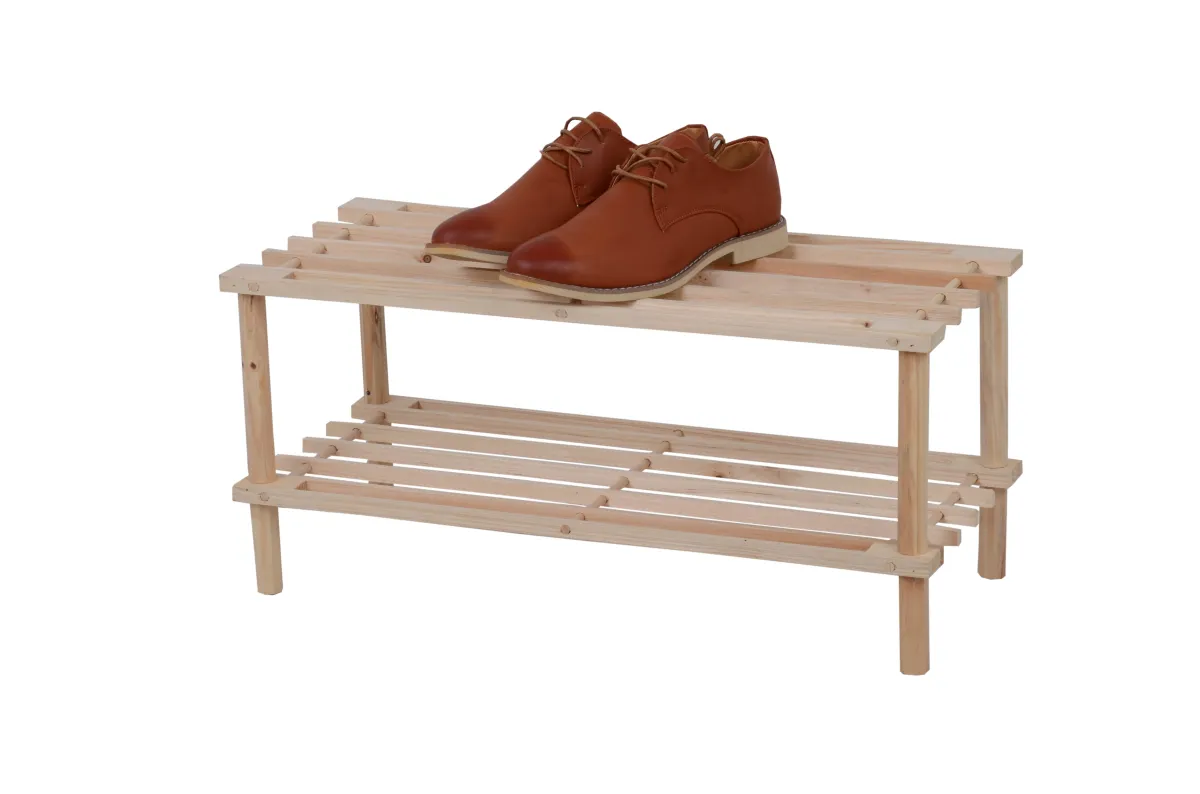 Drvena polica za obuću Joy 63x26.5x29.5cm M-Casa collection