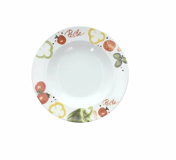 Duboki tanjir za pastu Oliva Peperone fi 27cm beli Tognana
