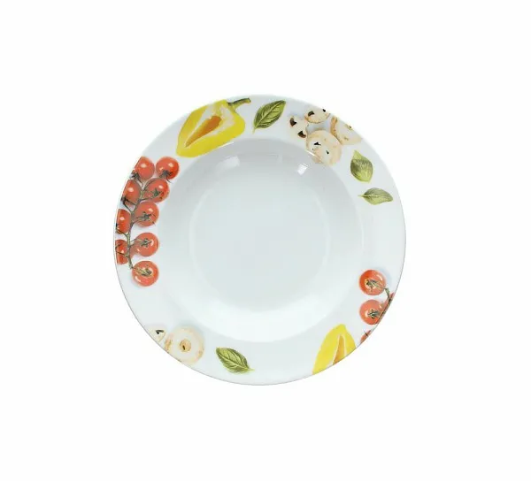 Duboki tanjir za pastu Oliva Pomodoro fi 27cm beli Tognana