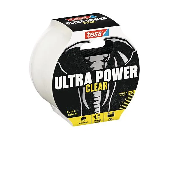 Duct traka za sanaciju Ultra Power Clear 10m x 48mm providna Tesa