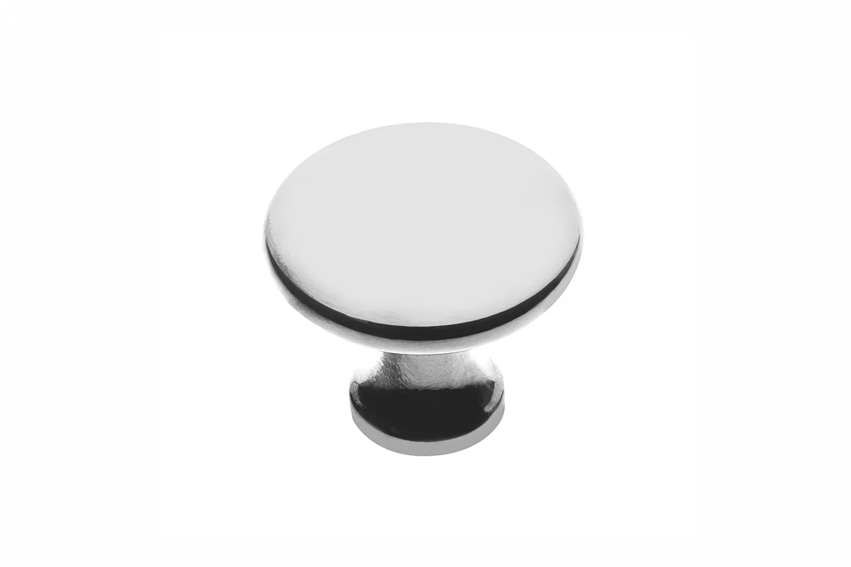 Dugme za nameštaj UDINE fi 28mm aluminijum mat GTV