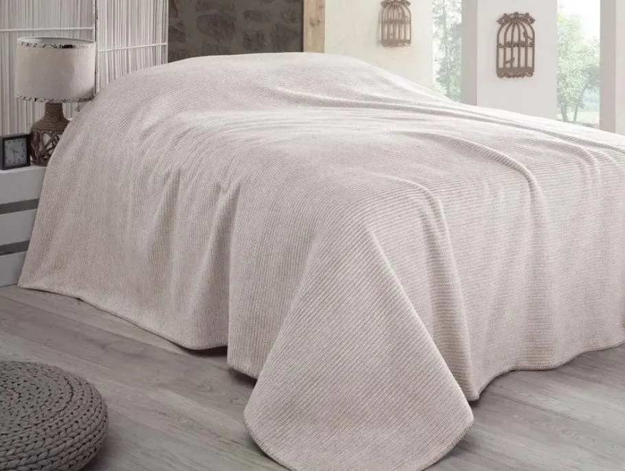 Ćebe Cotton Lady 200x220cm 400g/m2 svetlo roze Sesli