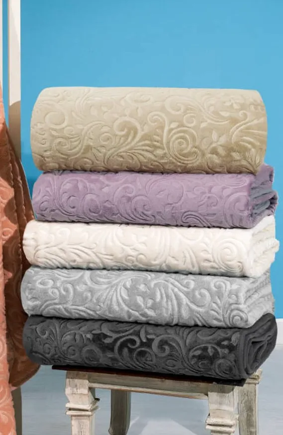 Ćebe Daisy 516 za jedan krevet 160x220cm boja lila Mink