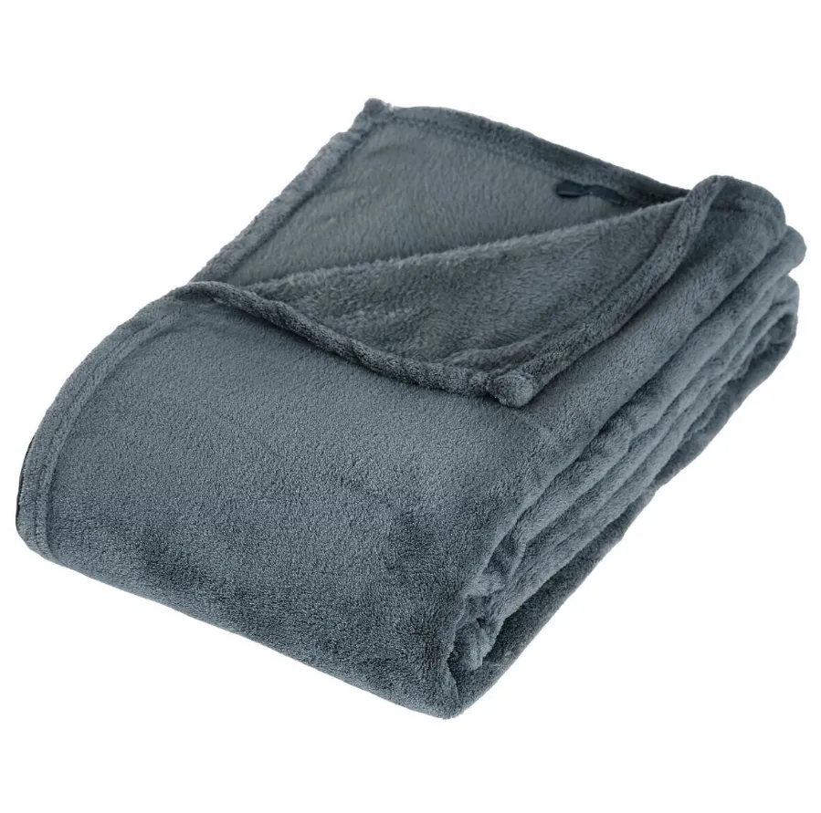 Ćebe microfiber 125x150cm plavo Atmosphera C.Dinterieur