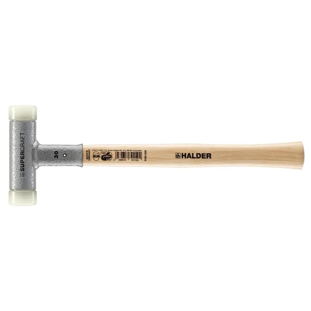Čekić Supercraft 460g sa drvenom drškom fi 30mm Halder