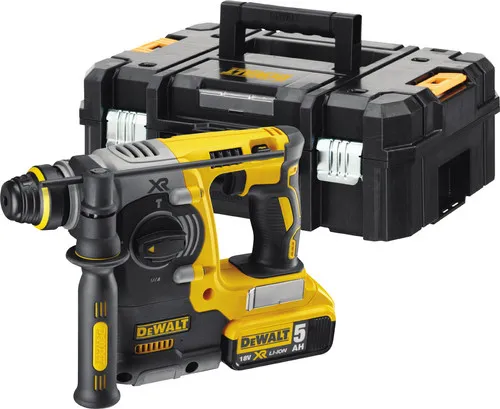 El-pneum. čekić SDS-plus 18V sa 2 bat. 5.0Ah DeWalt