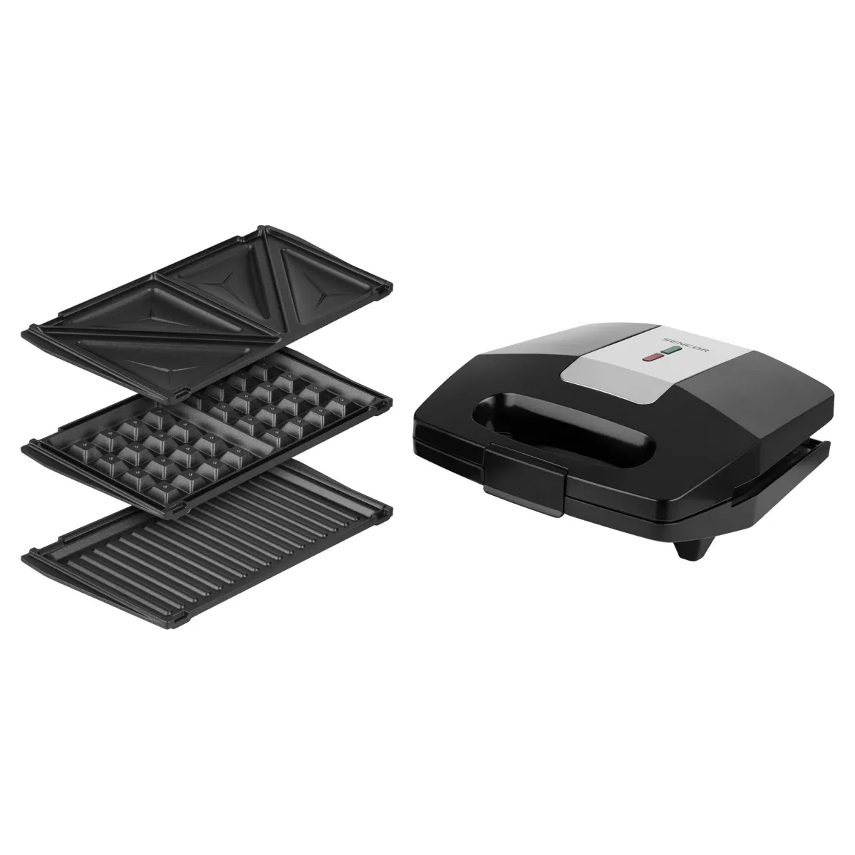 El. toster SSM 9410SS 3u1 700W sa izmenjivim pločama Sencor