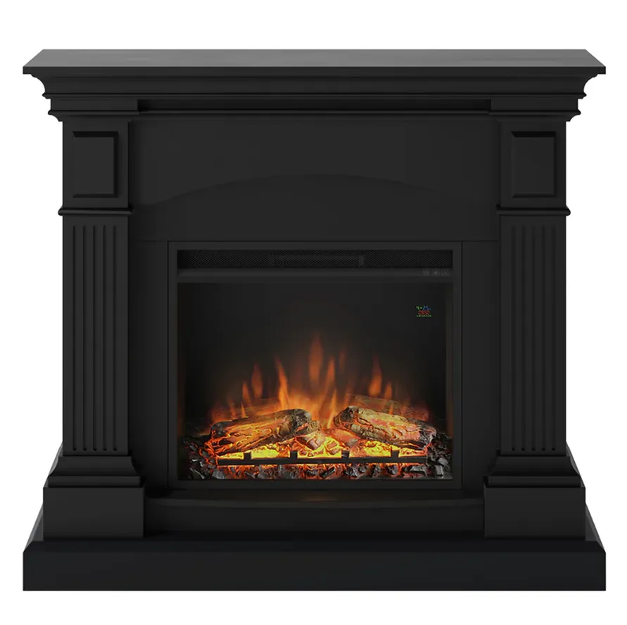 Električni ugradni kamin 1260-1500W + okvir Magna crni Tagu