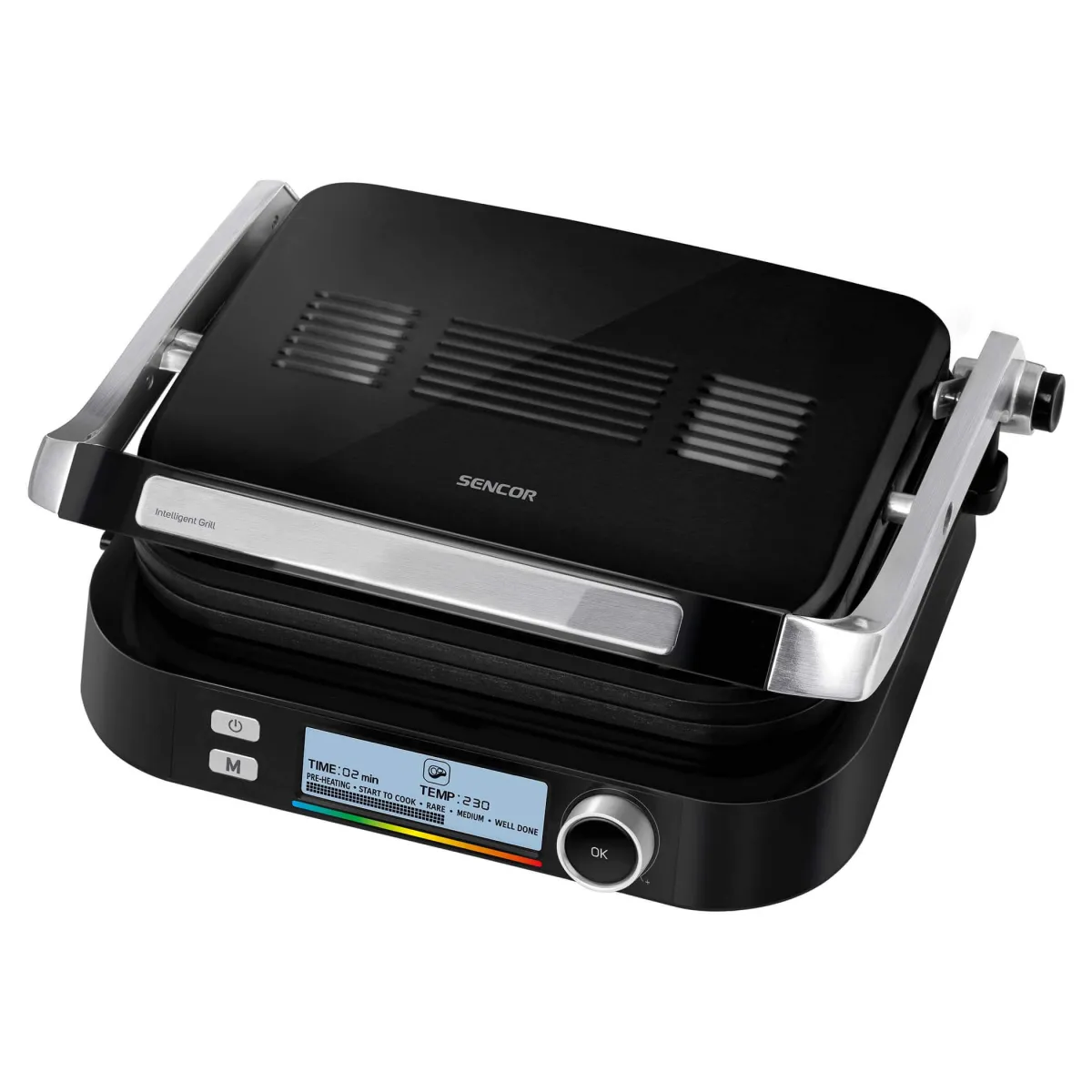 El.roštilj na preklapanje SBG 6238BK 2100W inoks/crni Sencor
