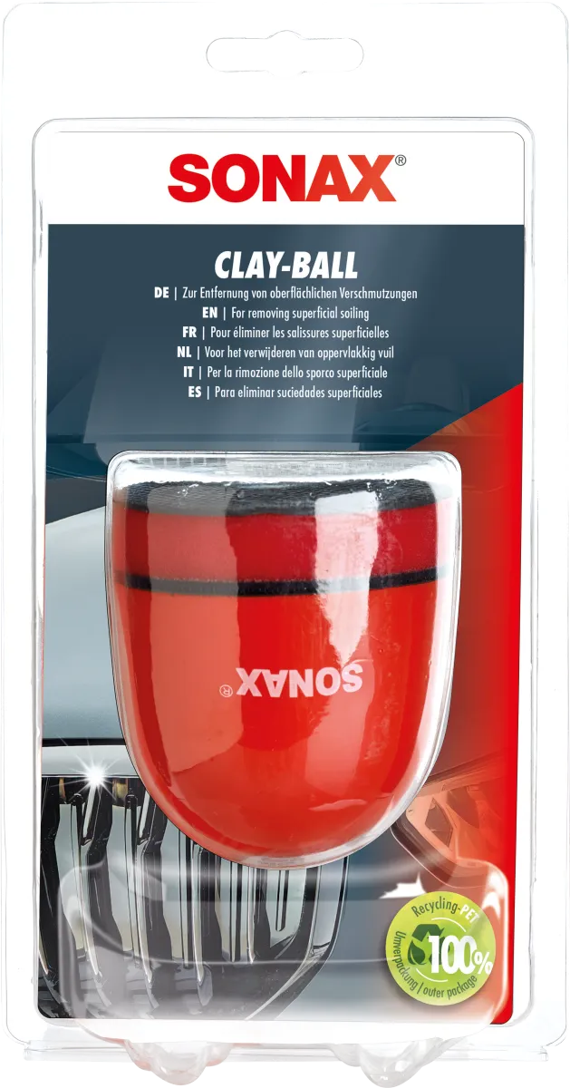 Ergonomska kugla za dekontaminaciju Clay-Ball Sonax