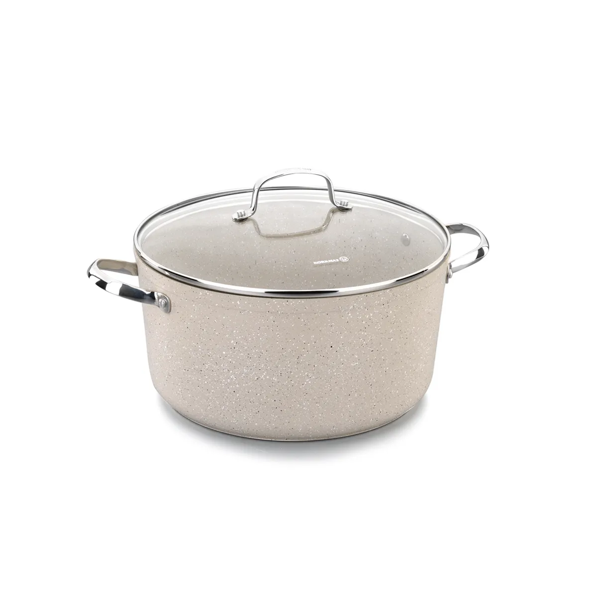 Šerpa 3l Granita fi 20x10.5cm sa staklenim poklopcem Korkmaz