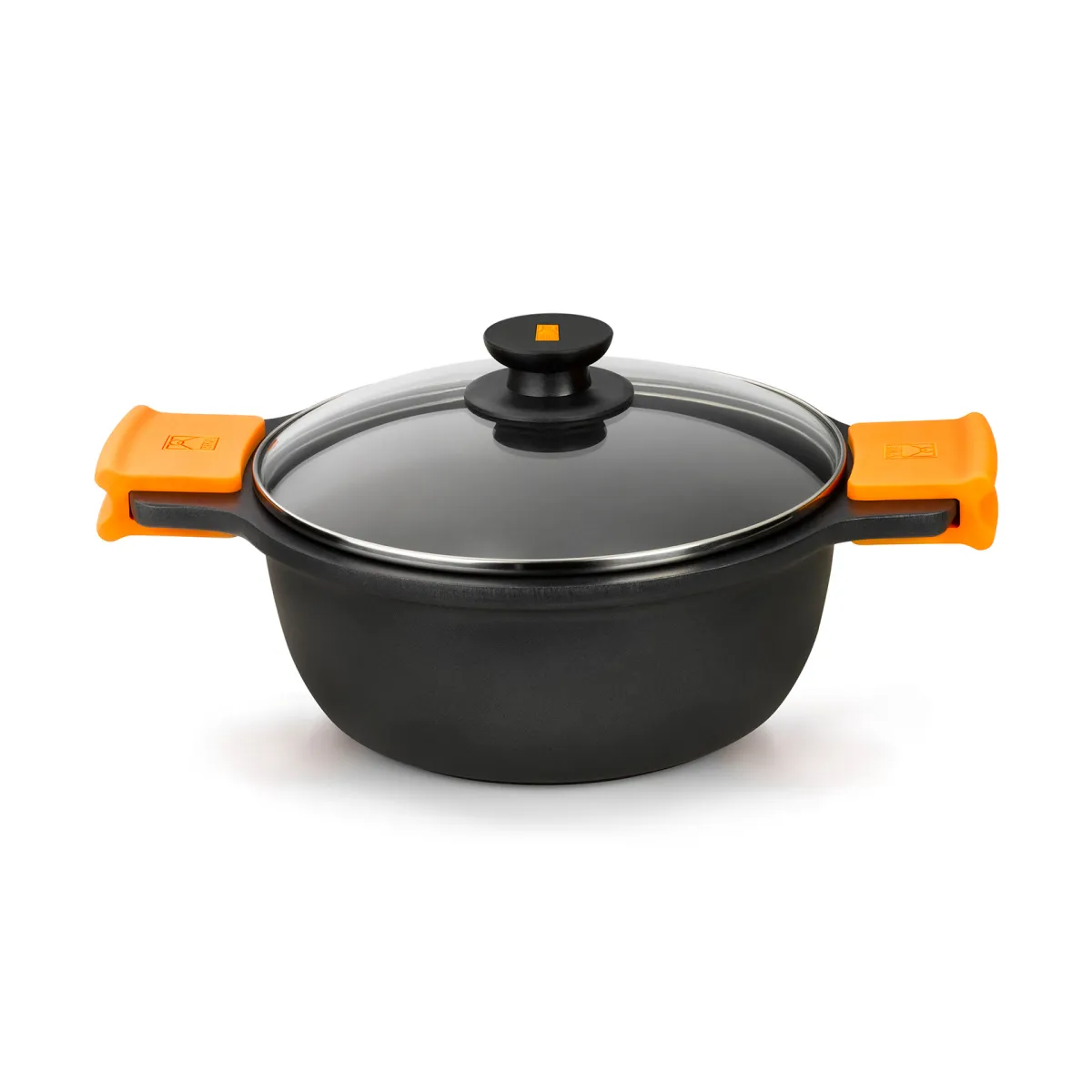 Šerpa Efficient 4l fi 24cm sa staklenim poklopcem Bra
