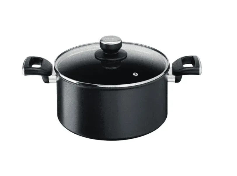 Šerpa Unlimited fi 24cm sa staklenim poklopcem crna Tefal