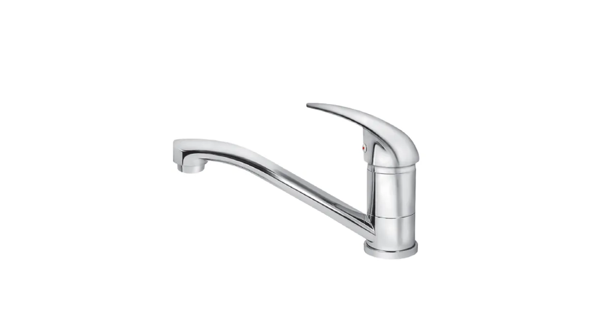 Česma Perla za lavabo-sudoperu kratki izliv 3 cevi hrom. Rosan