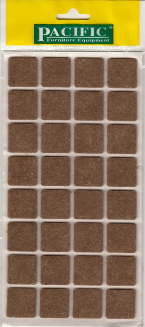 Filc za noge stola 25x25mm braon 32/1 Pacific
