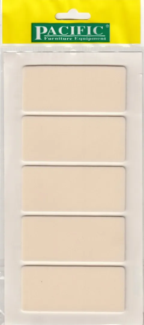 Filc za noge stola 40x90mm beli 5/1 Pacific
