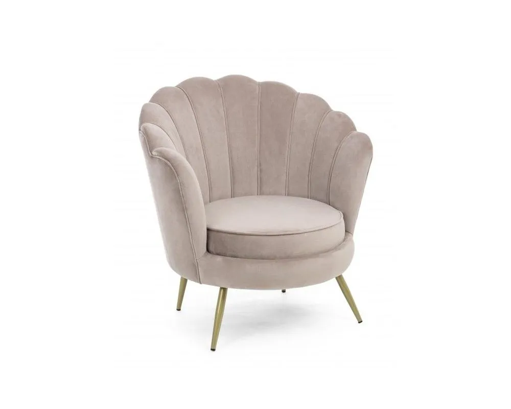 Fotelja Giliola 80x76x84x44.5cm svetlo siva Bizzotto