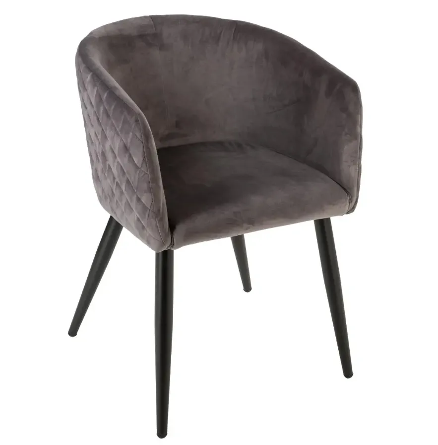 Fotelja Marlo 56x56x76cm tamno siva Atmosphera C. Dinterieur