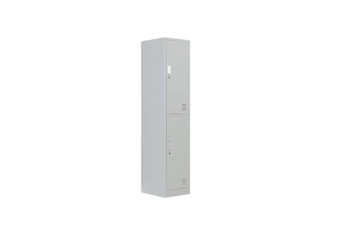 Garderobni ormar SW-L02 180x38x45cm dvodelni sv. sivi  SafeX