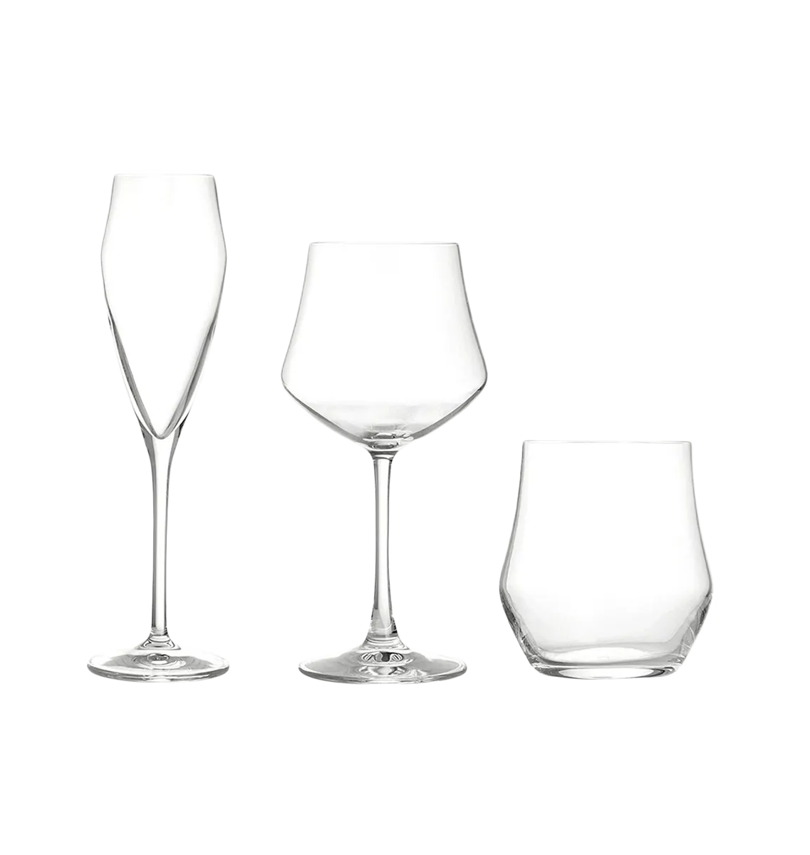 Garn. čaša EGO 18/1: za vino 430ml / šamp.180ml / viski 390ml RCR