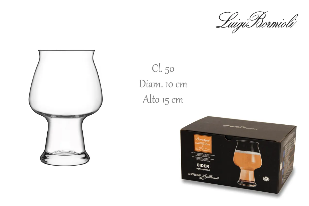 Garn. čaša za pivo Ipa Birateque 540ml 18.4cm 6/1 Bormioli