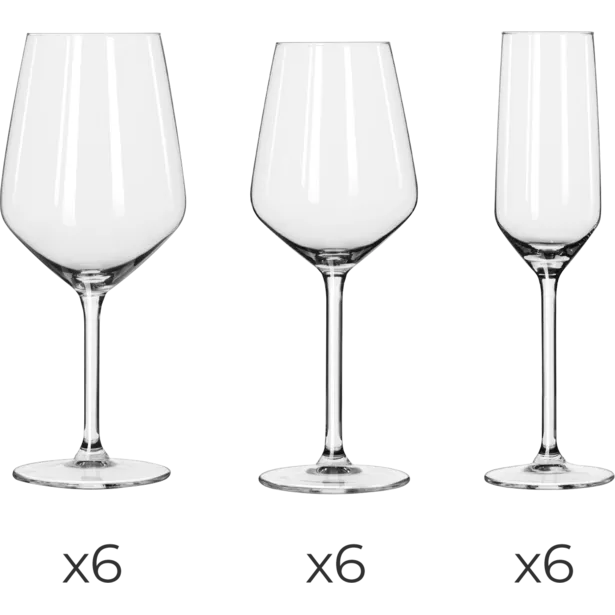 Garn. čaša za vino Sense&Style Eleanor 530/370/220ml 18/1 R.Leerdam