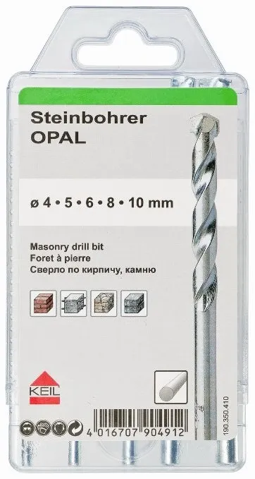 Garn. burgija za gradj. materijale 4-10mm OPAL 5/1 Keil