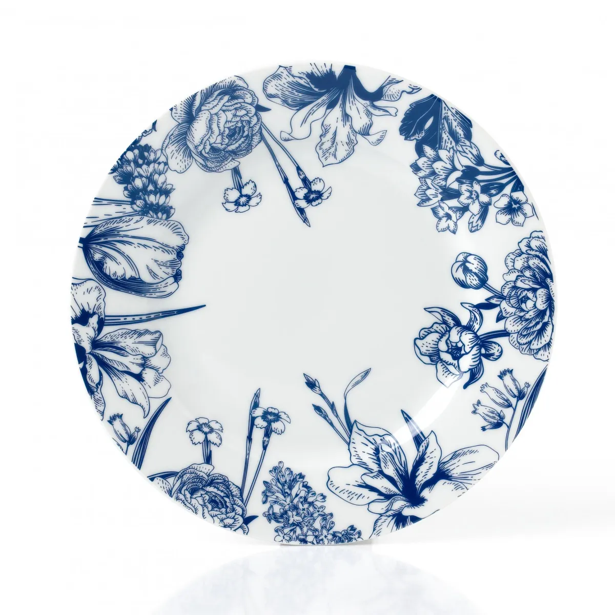 Garn. dezertnih tanjira Blue Tulip 19cm 6/1
