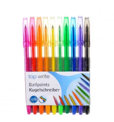 Garn. hemijskih olovaka 10/1 razne boje Topwrite