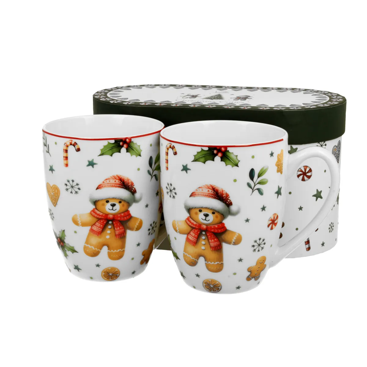 Garn. šolja za čaj Christmas Cuties 350ml 2/1 u poklon pakov. Duo