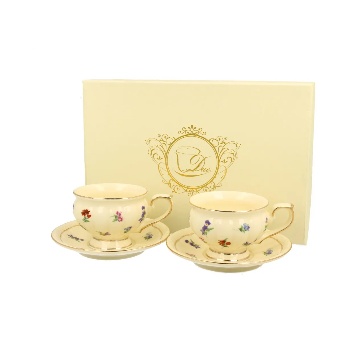 Garn. šolja za espreso kafu Ecru England 120ml 2/1 sa tanjir. Duo