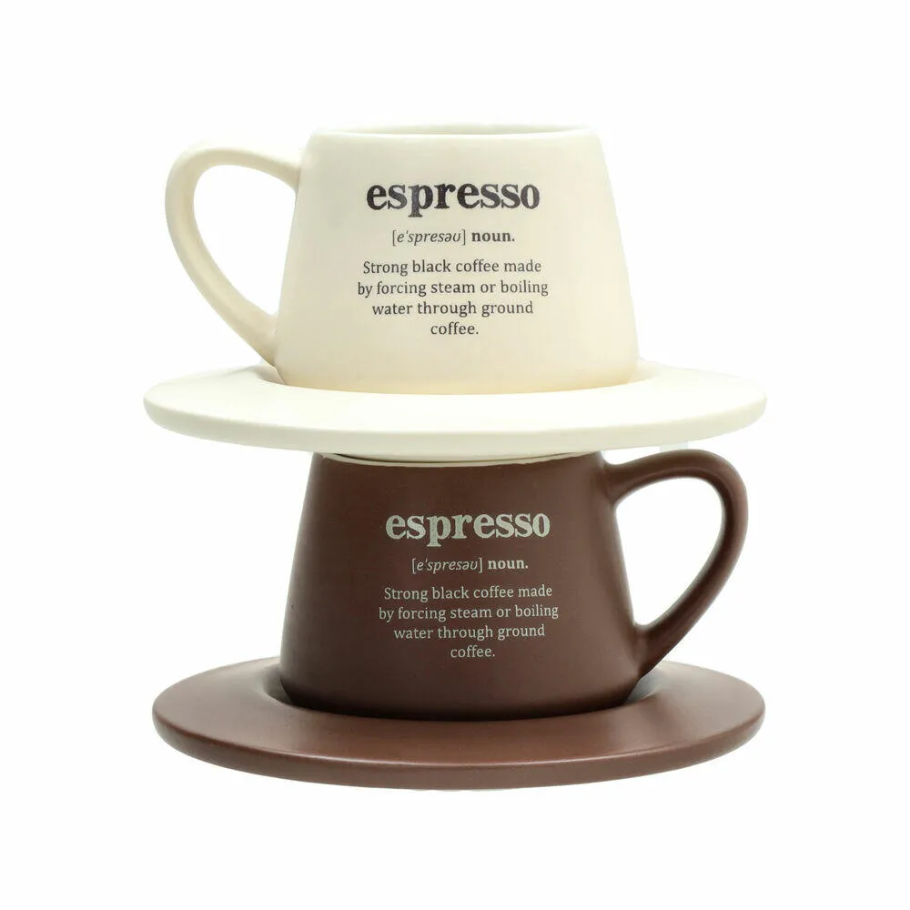 Garn. šolja za espresso kafu New Milk 90ml 2/1 sa tanjir. sort A. Fontebasso