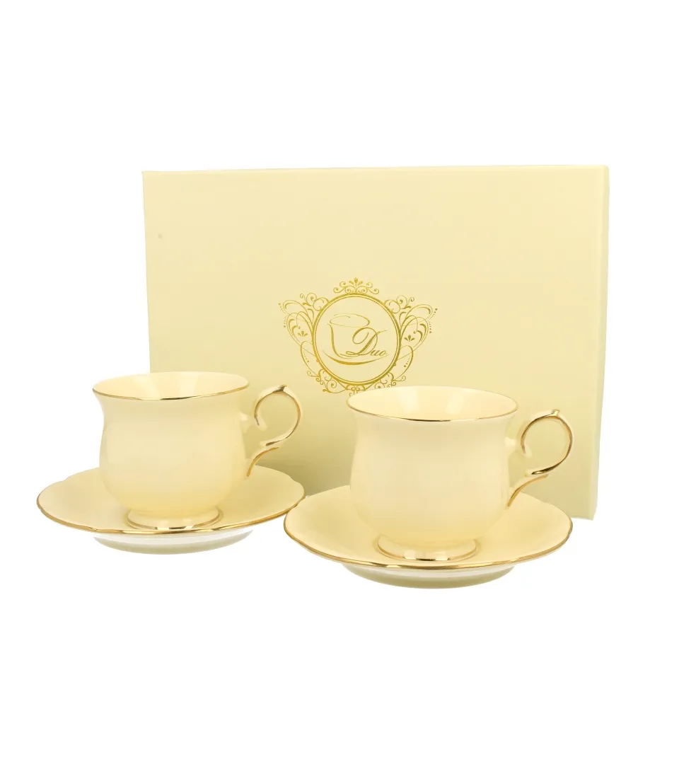 Garn. šolja za kafu Clark 260ml 2/1 sa tanjirićima u poklon pak. Duo