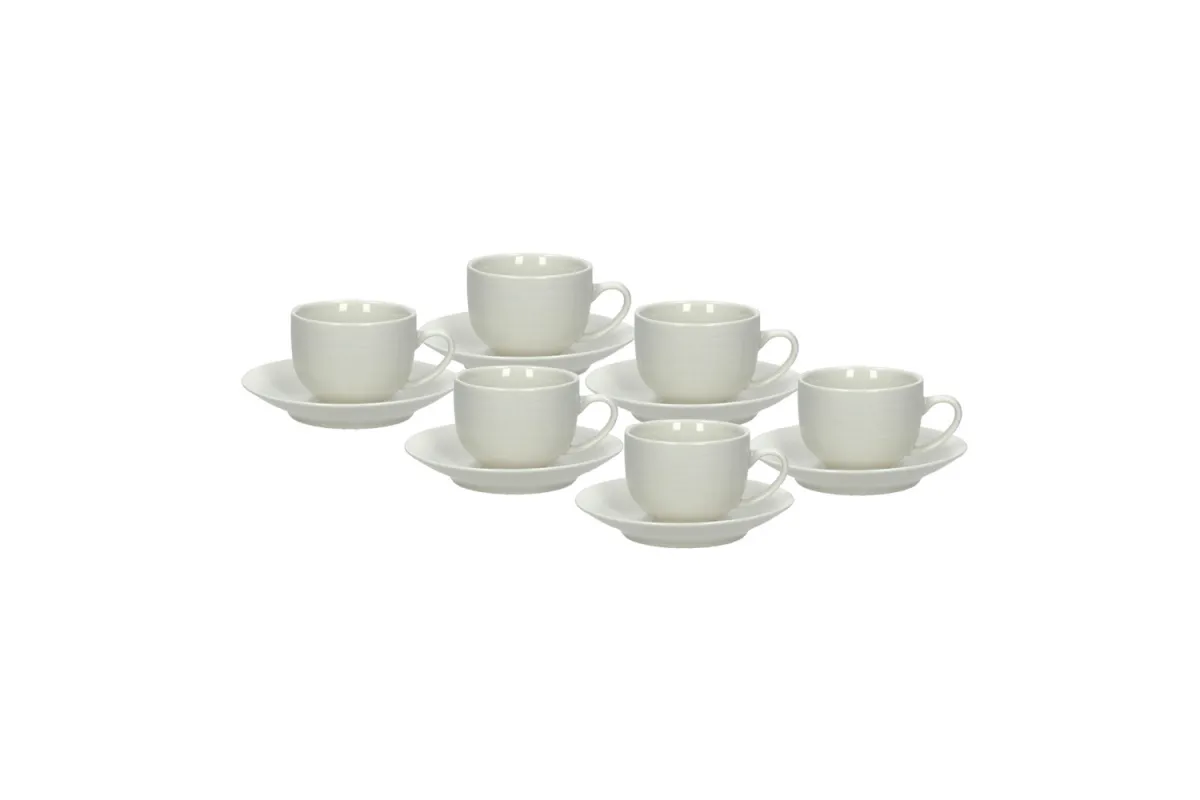 Garn. šoljica Linea Victoria 100ml bela 6/1 Tognana