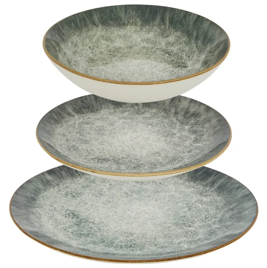 Garn. tanjira Juliette 12/1 zeleno-siva S. de Gourmet