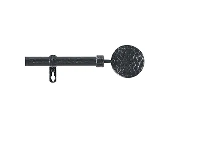 Garnišna Bullette 19mm 210-380cm crna Douceur d Interieur