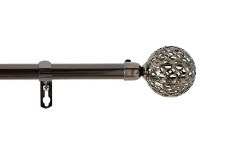 Garnišna Globa 19mm 120-210cm nikl Douceur d Interieur