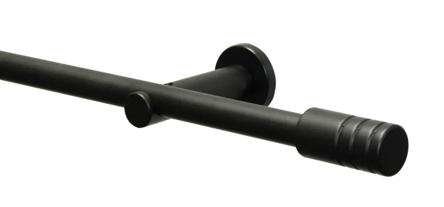 Garnišna Zylinder fi 19mm 120cm crna mat Gardinia