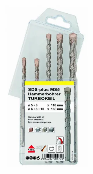 Garnitura burgija SDS-plus 5/1