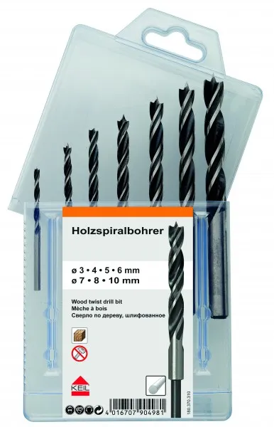 Garnitura burgija za drvo 3-10mm