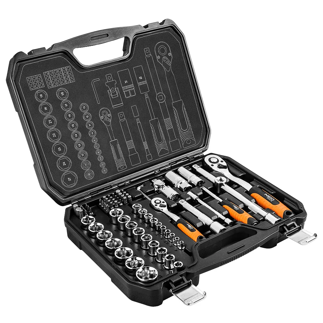Garnitura nasadnih ključeva 1/2" 1/4" CrV 73/1 NEO