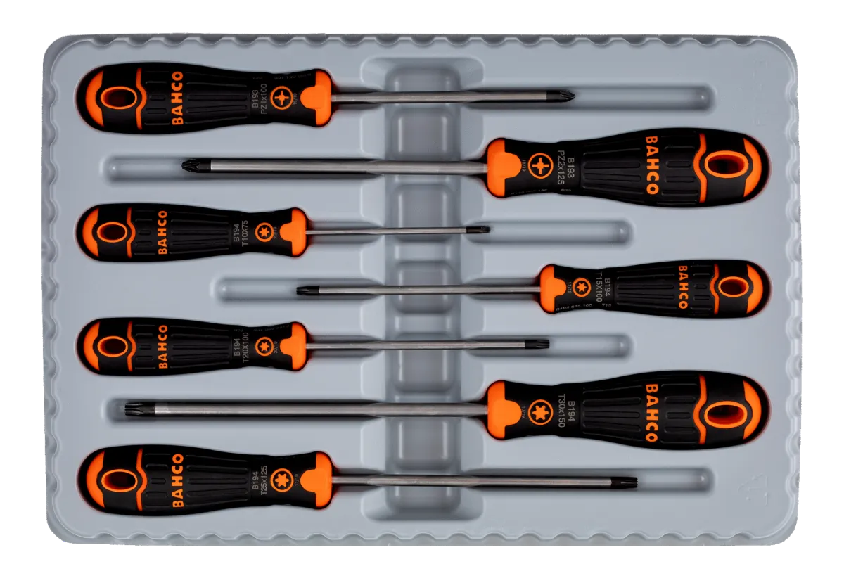 Garnitura šrafcigera PZ/torx 7/1 Bahco